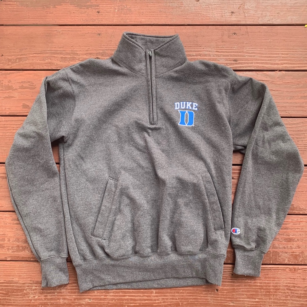 Men’s Duke Champion Quarter Zip Sweater